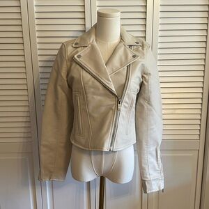 NWT Abercrombie & Fitch Vegan Leather Jacket
